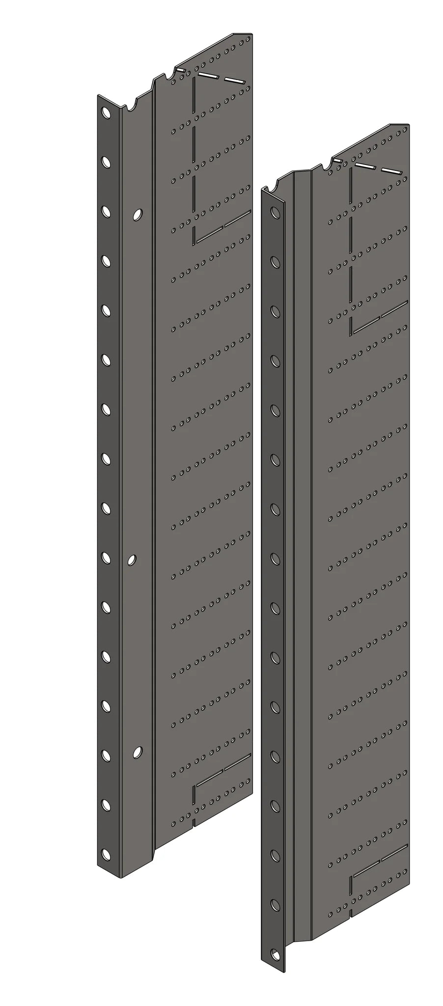 Einsatzwangen 3S 15/150 tief für geteilte Frontplatten