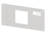 Frontplatte mit Ausschnitt 196x187mm Stahlblech Breite 3