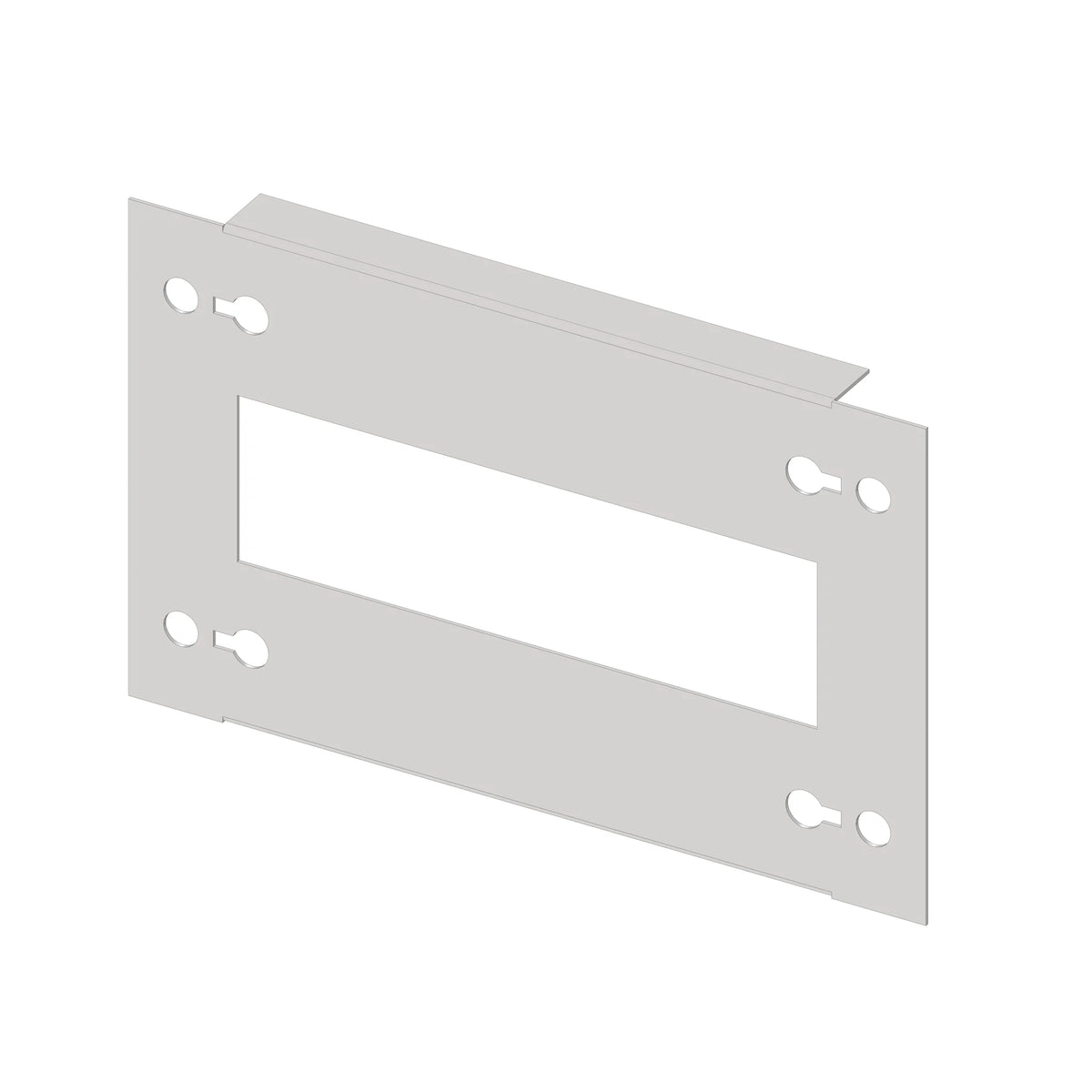 Frontplatte 220mm G3 Stahlblech, 8TE