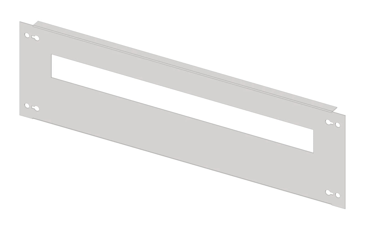 geteilte Frontplatte 640mm G4 Stahlblech, 29TE für Breite 5
