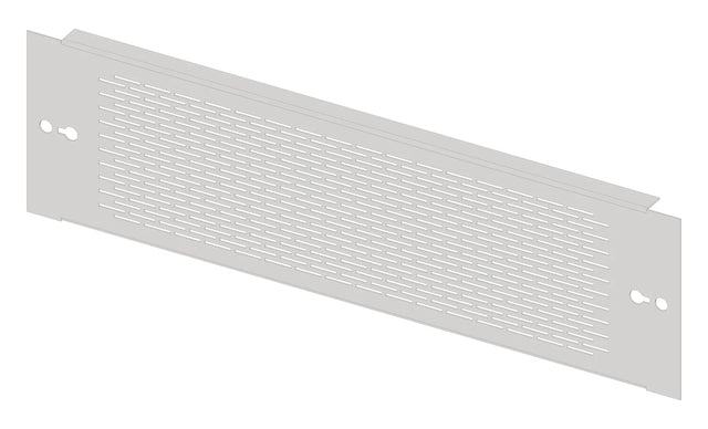 Frontplatte 2B3 mit Stanzungen 2x20mm