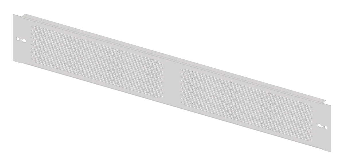 Frontplatte 4B3 mit Stanzungen 2x20mm
