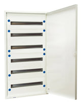 Unterputz-Verteiler 6x24TE mit Türe inkl. Mauerwanne