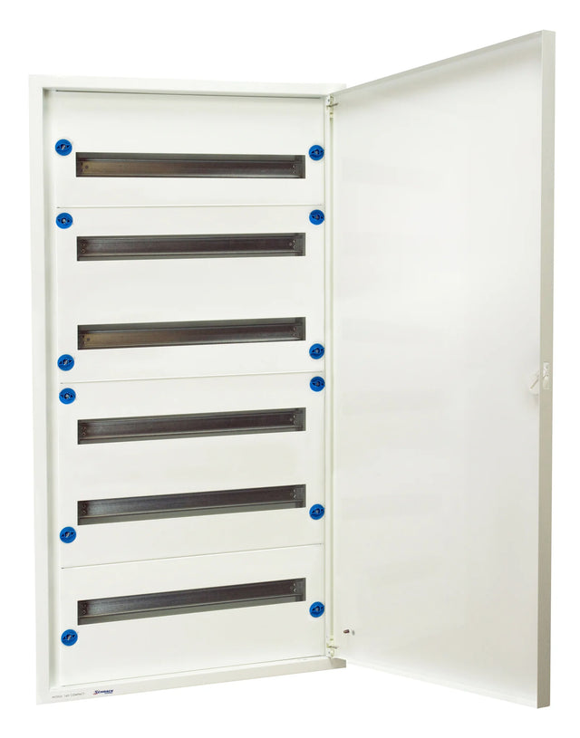 Unterputz-Verteiler 6x24TE mit Türe inkl. Mauerwanne