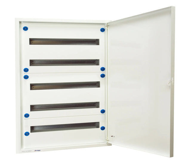 Unterputz-Verteiler 5x33 TE mit Türe inkl. Mauerwanne