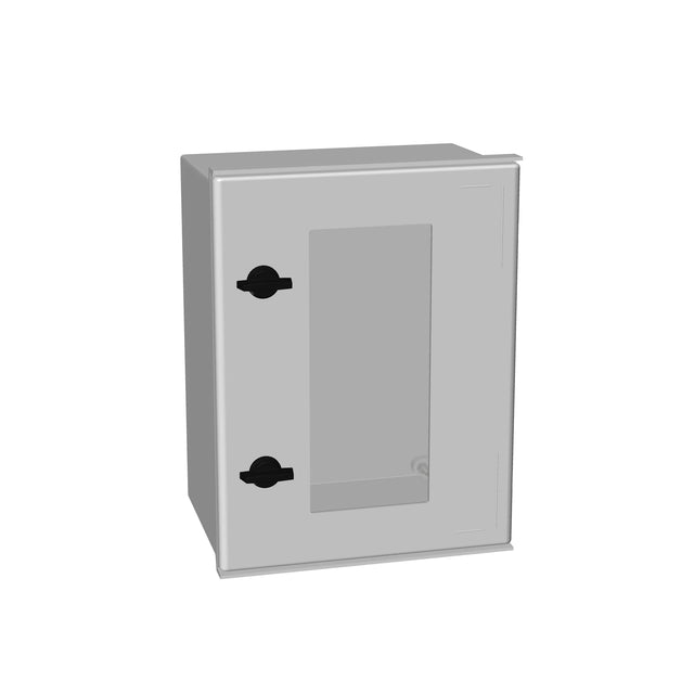 MINIPOL mit Sichtfenster + Drehriegel, H=400 B=300 T=200mm