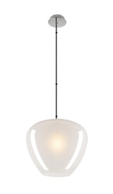 PANTILO CONVEX 40, Pendelleuchte, 150cm, E27, max. 40W, weiß