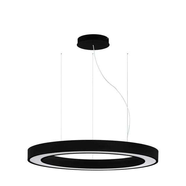 Pastrengo 72W 4575lm 3000K schwarz IP20, PMMA opal, direkt