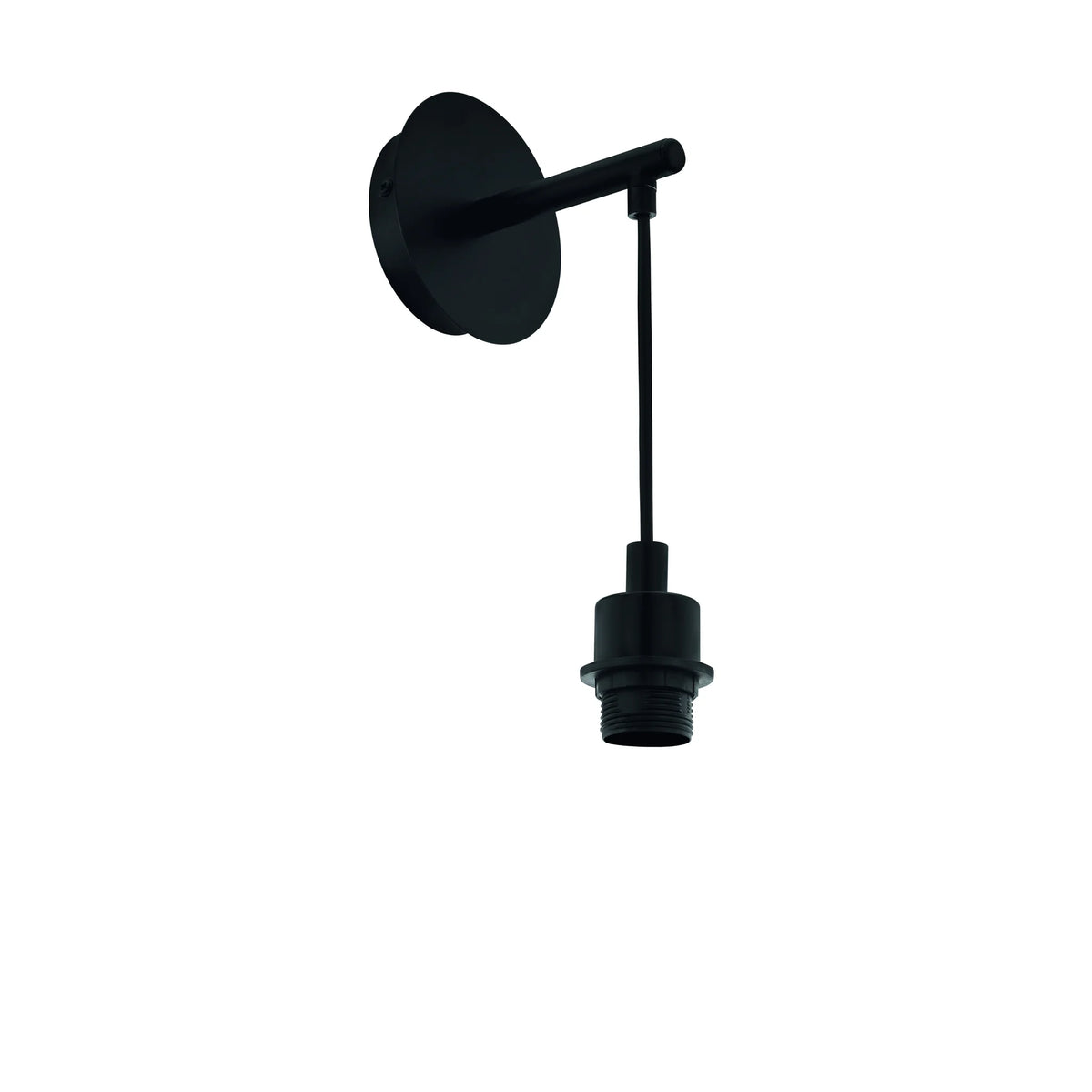 Wandteil 'Marausa' 1x40W schwarz IP20