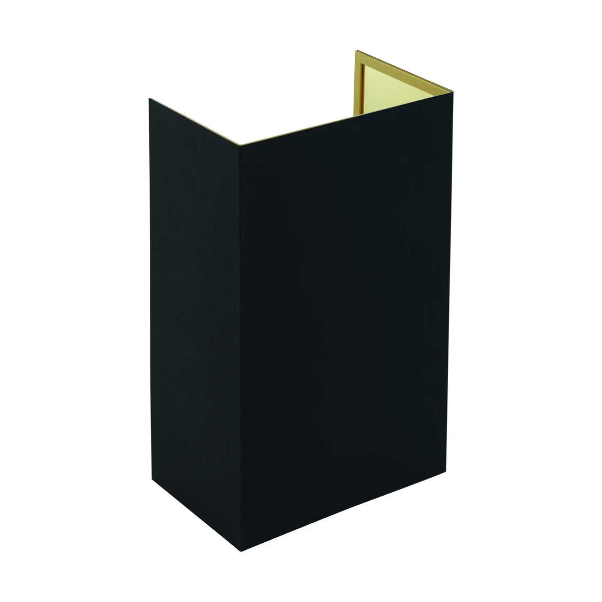 Schirm zu Wandleuchte 'Pasteri Pro' B: 180 mm schwarz/gold