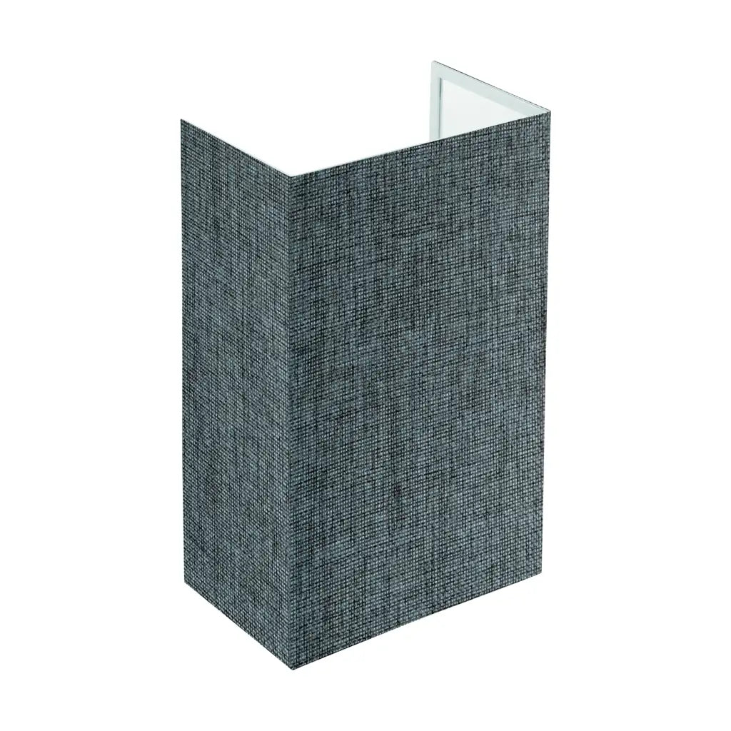 Schirm zu Wandleuchte 'Pasteri Pro' B: 180 mm leinen grau