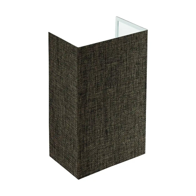 Schirm zu Wandleuchte 'Pasteri Pro' B: 180 mm leinen braun