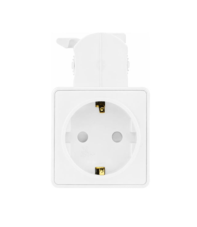 TRACK ON PLUG STECKDOSE MIT 3-PHASEN-ADAPTER WEISS