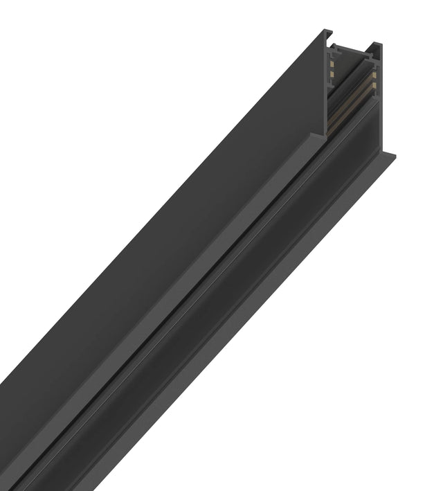 48V RECESSED FRAME TRACK 2000MM SCHWARZ