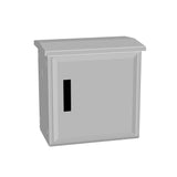 MAXIPOL + Regendach, Boden offen, 1-Tür H500 B500 T312mm