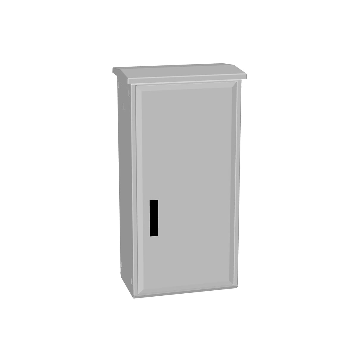 MAXIPOL + Regendach, Boden offen, 1-Tür H1000 B500 T312mm
