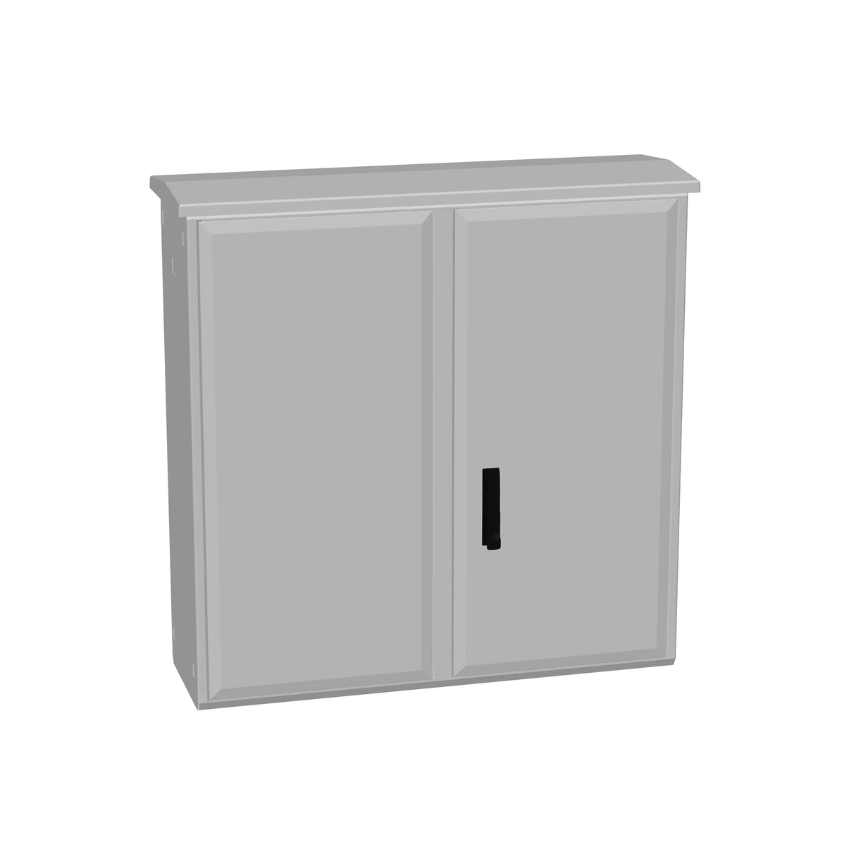 MAXIPOL + Regendach, Boden offen, 2Flügel H1000 B1000 T312mm