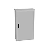 MAXIPOL + Regendach, Boden offen, 1-Tür H1250 B750 T312mm