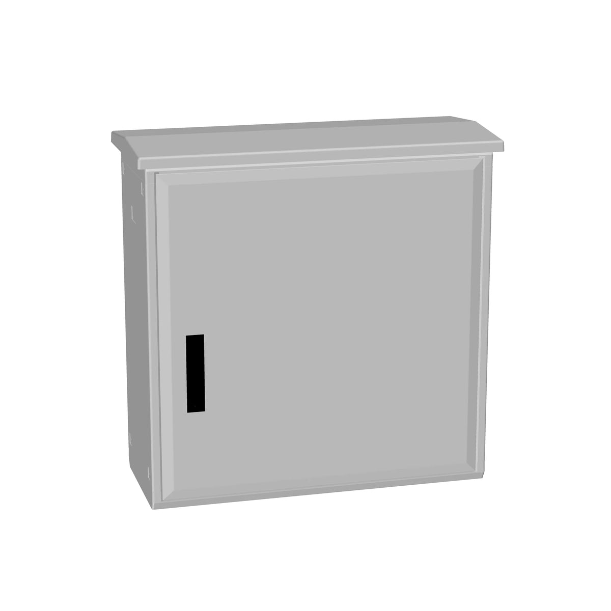 MAXIPOL+Regendach, Boden geschlossen, 1-Tür H750 B750 T312mm