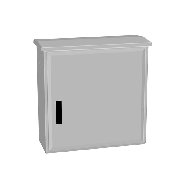 MAXIPOL+Regendach, Boden geschlossen, 1-Tür H750 B750 T312mm