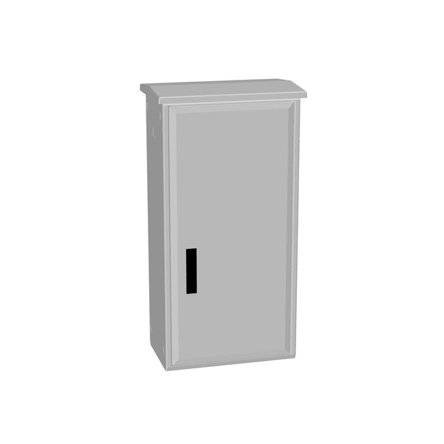 MAXIPOL+Regendach, Boden geschlossen, 1-Tür H1000 B500 T312