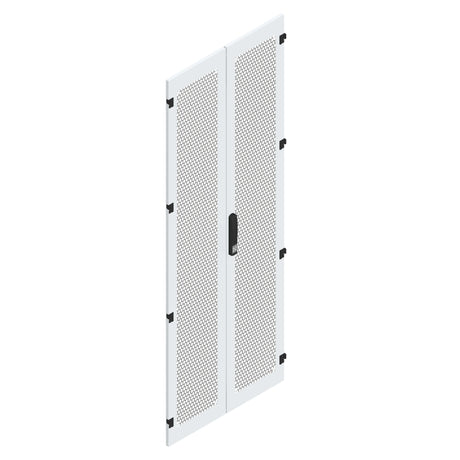 SORAX Türe belüftet, geteilt, B=800xH=2.200mm, RAL7035