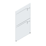 SORAX Seitenwand T=1.200xH=2.000mm, RAL7035, geteilt