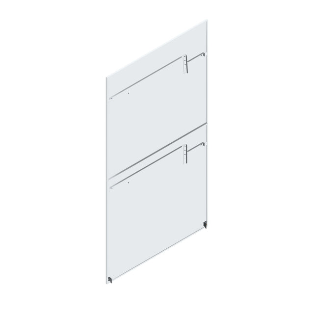 SORAX Seitenwand T=1.200xH=2.000mm, RAL7035, geteilt