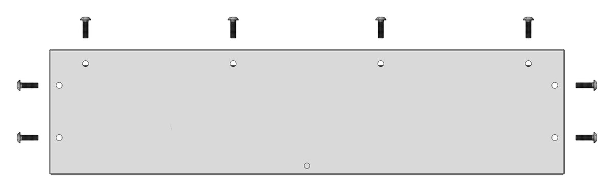 WSA Blindflansch für Typ K, Flanschausschnitt B=520 T=100mm