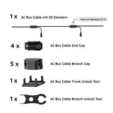 Sigenergy SigenMicro AC Cable Kit-20-230-2.5 (20 Stecker, 2,3m Abstand, 2,5 mm²)
