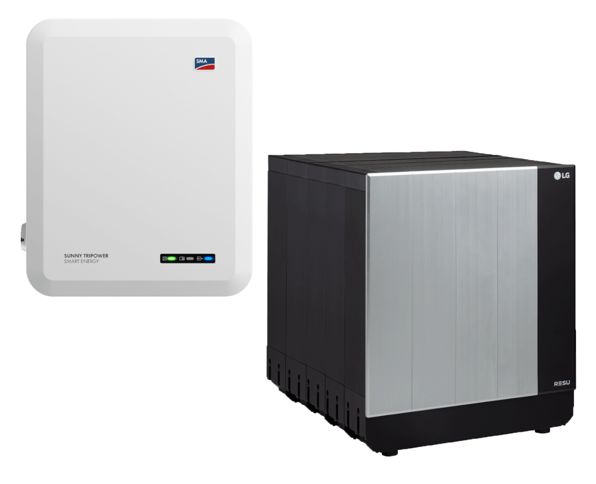 SMA Sunny Tripower 10.0 Smart Energy mit LG RESU FLEX 17,2 kWh