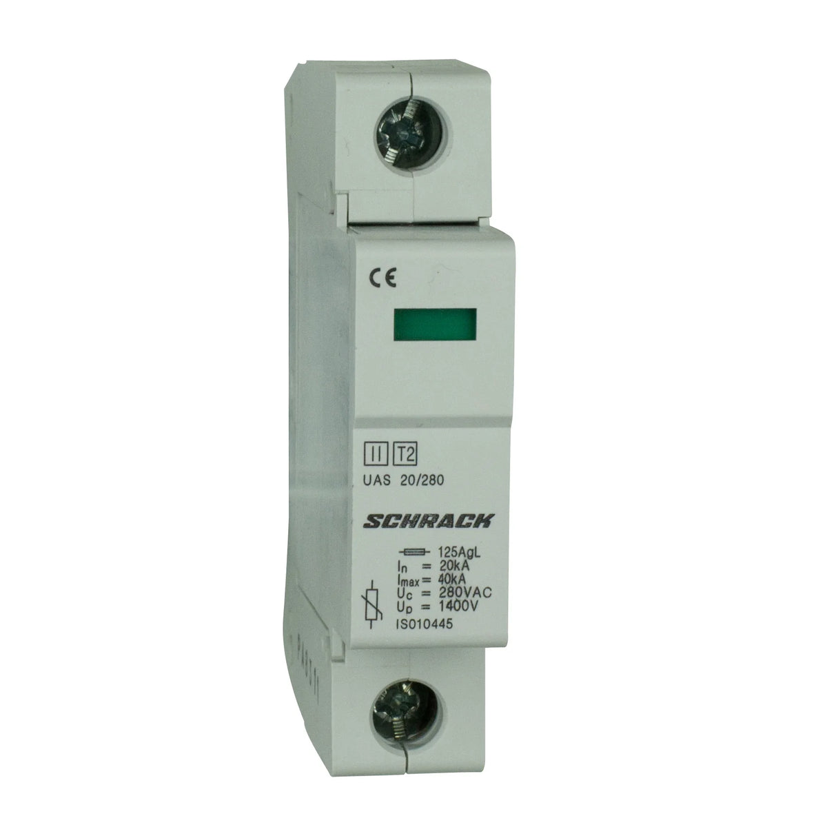 T2/C - Ableiter komplett, 1p, 20kA/280V - Serie UAS