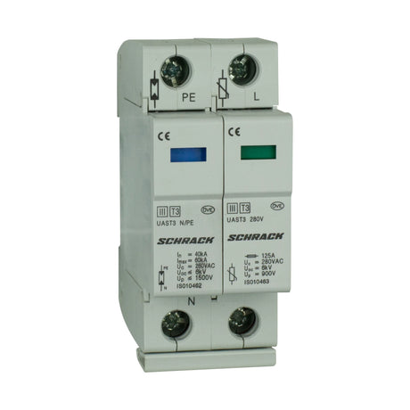 T3/D - Ableiter komplett, 1+1, 280V - Serie UAS
