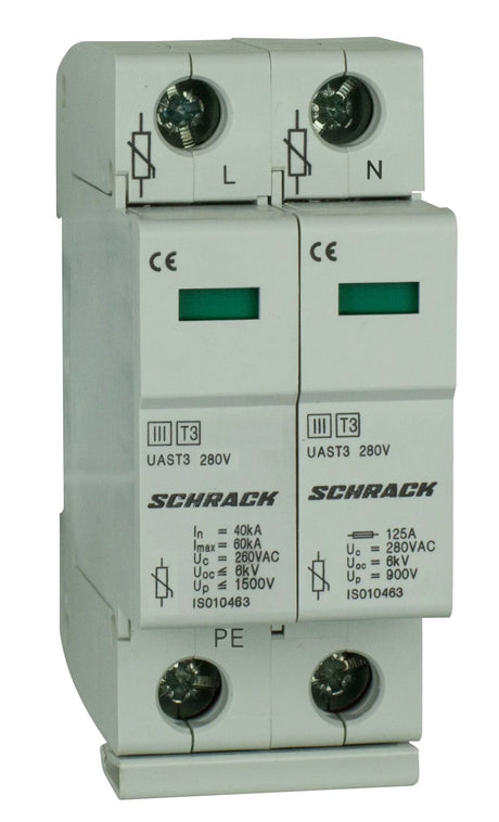 T3/D - Ableiter komplett, 2p, 280V - Serie UAS