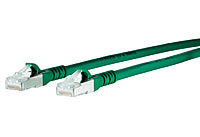 METZ CONNECT Patchkabel Cat6A 0,2m gn 1308450255-E S/FTP RJ45 AWG26 1:1