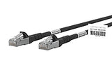 METZ CONNECT Patchkabel Cat6A 10m sw 1:1 130845A000WE S/FTP RJ45 AWG26
