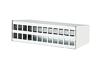 METZ CONNECT Modulträger Wandmont 130861-2402KE 24Ports RAL9010