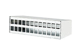 METZ CONNECT Modulträger Wandmont 130861-2402KE 24Ports RAL9010