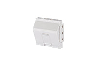 METZ CONNECT Modulaufnahme 1f rws schräg 130914J4502KE Kanaleinb m.Staubschutz
