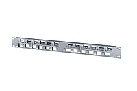 METZ CONNECT Modulträger 1HE 24Ports 130926A0003KE Schirm 44,45x482,6x90mm