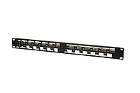 METZ CONNECT Modulträger 1HE 24Ports 130926A0029KE Schirm 44,45x482,6x90mm
