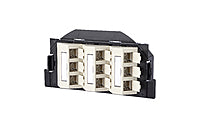 METZ CONNECT Anschlussdose Cat6A 9xRJ45 1309300901-E pws Bodentank/UFmont ger