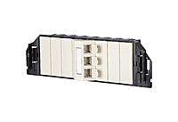 METZ CONNECT Anschlussdose Cat6A 3xRJ45 1309310301-E pws Bodentank/UFmont IDC