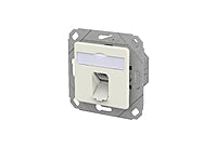 METZ CONNECT Anschlussdose Cat6A 1xRJ45 130E371102-I rws Kanaleinb schräg LSA