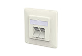 METZ CONNECT Anschlussdose Cat6A 2xRJ45 130E381002-I rws Kanaleinb schräg LSA