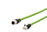METZ CONNECT Patchkabel Cat5E S/FTP IP20 142M1D15050 5m gn M12 RJ45 22qmm