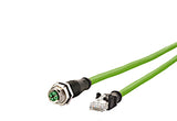 METZ CONNECT Patchkabel Cat6 S/FTP IP20 142M2X25005 0,5m gn M12 RJ45 1:1 26qmm