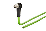 METZ CONNECT Patchkabel Cat6A S/FTP IPX7 142M2XB0010 1m gn M12 fr.Ende 1:1 26qmm
