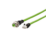 METZ CONNECT Patchkabel Cat5 S/FTP IP20 142M4D25030 3m gn M12 RJ45 1:1 26qmm