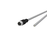 METZ CONNECT Sensor-Aktorkabel 8p 1m M12 142MNA20010 Female ger fr.Ende PVC